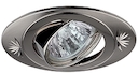 KL4A SN/N Светильник ЭРА литой овал пов. с гравировкой MR16,12V, 50W сатин никель/никель (1/100)