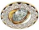 KL37А GD/SL Светильник ЭРА литой пов. cо стразами MR16,12V/220V, 50W  золото/серебро