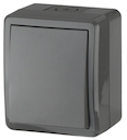 11-1403-03 Эл/ус ЭРА Переключатель IP54, 10АХ-250В, ОУ, Эра Эксперт, серый