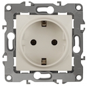 12-2111-02 Эл/ус ЭРА Розетка 2P+E Schuko, 16A-250В, IP20, винт, Эра12, слоновая кость