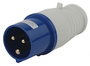 ЭРА Вилка переносная 013 2Р+РЕ 16А 220В IP44