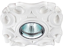 DK G8 Светильник ЭРА декор гипс под покраску  MR16,12V/220V, 50W, круглый,белый