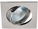 KL2A SN Светильник ЭРА литой квадрат пов. MR16,12V/220V, 50W 50W сатин никель