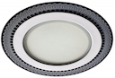DK LED 9-12 Светильник ЭРА светодиодный круглый "стекло с рисунком" 12W 4000K