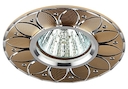 KL42 SL/GD Светильник ЭРА литой  "алюминевый  " MR16,12V/220V, 50W  серебро/золото