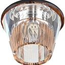 DK43 BR/WH Светильник ЭРА декор "бокал" G9,220V, 40W, коричневый/прозрачный (30/900)