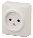 11-2201-02 Эл/ус ЭРА Розетка 2P, 16A-250В, IP20, ОУ, Эра Эксперт, сл.кость