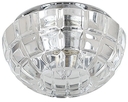 DK45 CH/WH Светильник ЭРА декор  хруст. плафон "квадраты" G9,220V, 40W, хром/прозрачный