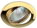 KL1A GD Светильник ЭРА литой простой пов. MR16,12V/220V, 50W золото