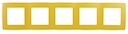 12-5005-21 Эл/ус ЭРА Рамка на 5 постов, Эра12, жёлтый