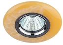 DK72 Т Светильник ЭРА декор керамика "мрамор" MR16, 12/220 V  янтарь