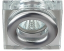 WR4 CH/SL Светильник ЭРА влагозащищенный MR16,12V/220V, 50W  хром/серебро