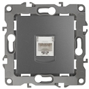 12-3107-12 Эл/ус ЭРА Розетка информационная RJ45, IP20, Эра12, графит