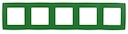 12-5005-27 Эл/ус ЭРА Рамка на 5 постов, Эра12, зелёный