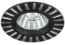 KL30 AL/BK Светильник ЭРА алюминиевый MR16,12V/220V, 50W черный/серебро (10/50/2400)