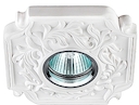 DK G3 Светильник ЭРА декор гипс под покраску  MR16,12V/220V, 50W, квадратный ,белый