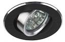 KL58А  SL/BK Светильник ЭРА литой поворотный  "алюминевый " MR16,12V/220V, 50W  серебро/черный