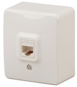 11-3203-02 Эл/ус ЭРА Розетка информационная RJ45, ОУ, IP20, Эра Эксперт, сл.кость