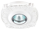 DK G10 Светильник ЭРА декор гипс под покраску  MR16,12V/220V, 50W, квадратный ,белый
