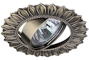 KL13A SB Светильник ЭРА литой пов. "солнышко" MR16,12V/220V, 50W бронза