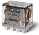 Миниатюрное силовое электромеханическое реле 4CO 12A; контакты AgNi; катушка 240В АC;