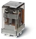 Миниатюрное силовое реле; 2 перекидных контакта 12А (~ 240В AC)