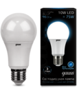 Лампа Gauss LED A60 globe 10W E27 4100K 1/10/40