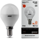 Лампа LED Elementary G45 E14 6W 3000K