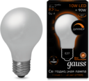 Лампа LED Filament A60 Opal dimmable E27 10W 2700К 1/10/40