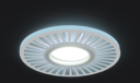 Светильник Backlight Кругл./узор. Белый, Gu5.3, 3W, LED 4000K 1/40