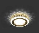 Светильник Gauss Backlight BL084 Кругл. Золото/Белый, Gu5.3, 3W, LED 3000K 1/30
