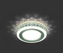Светильник Backlight Gu5.3 3W LED 3000K 1/30 круг, хром/белый