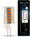 Лампа Gauss LED G4 12V 4W 4100K керамика 1/10/200