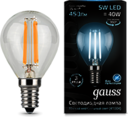 Лампа LED Filament Globe E14 5W 4100K 1/10/50