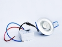 Свет-к Gauss LED  Downlight 1x1W 4100K (61x71 mm) 1/50