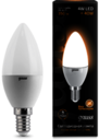 Лампа Gauss LED Candle 4W E14 2700K 1/10/50