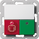 Kamermodule Oproep-/aanwez.knop Systeem 55 zuiver wit