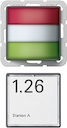 Kamermodule Signaallamp/naam Gira E22