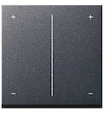 Накладка двухканального светорегулятора System 2000
