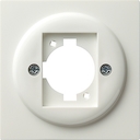 Afdekking draagring XLR C-serie S-Color zuiver wit