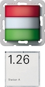 Kamermodule Signaallamp/naam Oproepsysteem 834