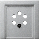 Afdekking Belgacom Systeem 55 kleur aluminium