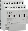 Реле Instabus KNX/EIB, 4-канальное, с ручным управлением