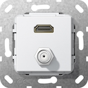 Разъем HDMI, гнездо SAT F