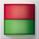 Kamersignaallamp rood, groen Gira F100 zuiver wit