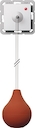 Oproepknop pneumatisch Systeem 55 zuiver wit