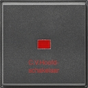 Wip controle C.V.hoofdschakelaar Gira TX_44 (SW IB) antraciet
