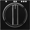 Afdekking draaiknop 3-standen */**/*** S-Color zwart