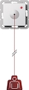 Trekdrukcontact Systeem 55 zuiver wit