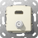 Разъем HDMI, гнездо SAT F